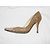 Amanda Wakeley Décolleté in pizzo e pelle scamosciata Marrone Taupe Caramello - vista 3