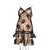 Anna Sui Cocktail dress from satin tulle and lace Black Bronze Velvet Polyester  ref.105452