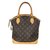 Louis Vuitton Lockit Dark brown Cloth  ref.105465
