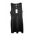 Halston Heritage Robe de lurex Polyester Acrylique Noir Argenté  ref.105515