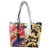 Versace Pillow talk-Barocco Mix Print Tote with internal removable pouch Multiple colors Leather  ref.105546
