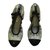 Chanel black and blue leather ballerinas Patent leather  ref.105583