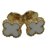 VAN CLEEF & ARPELS EARRINGS ALHAMBRA White Golden Yellow gold  ref.105588