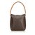 Louis Vuitton Monogram Looping GM Brown Leather Cloth  ref.105819