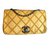 Timeless Chanel clásico Amarillo Cuero  ref.105887