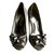 Karen Millen Heels Grey Silk  ref.105932