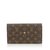 Louis Vuitton Monogram Porte Tresor International Brown Cloth  ref.106013