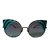 Fendi Gafas de sol de ojo de gato Multicolor Metal  ref.106105