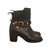 Versace Ankle Boot Nero Pelle  ref.106202