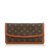Louis Vuitton Monogram Pochette Dame Brown Leather Cloth  ref.106250