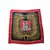Hermès ROYAL upperR Black Red Silk  ref.106328