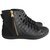 Louis Vuitton Punchy sneaker boot Cuir Noir  ref.106409