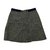 Louis Vuitton Skirts Black White Purple Silk Wool  ref.106440
