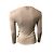 Just Cavalli Top de manga comprida branco com padrão dourado algodão - vista 2