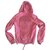 Super cute suede PHILIPP PLEIN COUTURE leather jacket with svarowski scully on the back Pink Fuschia  ref.106513