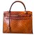 Hermès Kelly Cognac Exotic leather  ref.106643