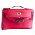 Kelly Hermès clutch Red Leather  ref.106674