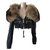 Dsquared2 Coats, Outerwear Black Fur Lambskin  ref.106675