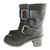 Free Lance Boots Black Leather  ref.106802