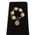 Chanel Bracelete e brincos Vintage Parure Dourado  ref.106823