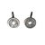 Gas Earrings Silvery Metal  ref.106856