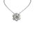 Chanel Camellia Pendant Necklace Silvery Metal  ref.106929