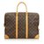 Louis Vuitton Monogram Porte-Document Voyage Brown Leather Cloth  ref.106989