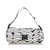 Chanel Nylon Shoulder Bag Black White Cloth  ref.107008