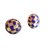 TIFFANY & CO 18Boucles d'oreille en lapis-lazuli incrustées de nacre avec or K Or jaune Jaune  ref.107069