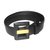 Yves Saint Laurent Cinturones Negro Cuero  ref.107101