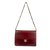 Chanel wallet on leather bag Dark red  ref.107115