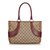 Gucci GG Canvas Tote Bag Brown Red Beige Leather Cloth Cloth  ref.107169