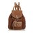 Gucci Bamboo Suede Drawstring Backpack Brown Dark brown Leather  ref.107234