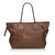 Céline Canvas Tote Bag Brown Dark brown Leather Cloth Cloth  ref.107405