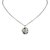 Chanel Collar de camelia colgante Plata Metal  ref.107424