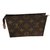 Louis Vuitton Pochette 15 Brown Cloth  ref.107480