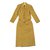 Hermès Terno de saia Mostarda Lã  ref.107613
