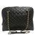 Chanel Vintage Shoulder Bag Black Leather  ref.107621