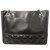 Chanel Vintage Shoulder Bag Black Leather  ref.107650