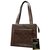 Chanel Vintage Shoulder Bag Brown Leather  ref.107652
