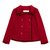 Christian Dior RED JERSEY FR40 Laine Rouge  ref.107693