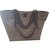 Chanel Totes Grey Leather  ref.107708