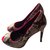 Stella Mc Cartney Heels Black Pink White Multiple colors Python print  ref.107714