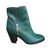 Diesel Ankle Boots Green Leather  ref.107755