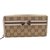 Gucci long wallet Cream Cloth  ref.107763