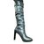 Céline High boots Black Leather  ref.107914