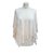 Burberry Poncho wool and cashmere Eggshell  ref.108095