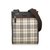 Burberry Borsa a tracolla in tela rivestita scozzese Marrone Multicolore Beige Pelle Panno  ref.108201
