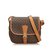 Céline Macadam Crossbody Bag Brown Leather Plastic  ref.108217