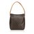 Louis Vuitton Monogram Looping GM Brown Leather Cloth  ref.108245